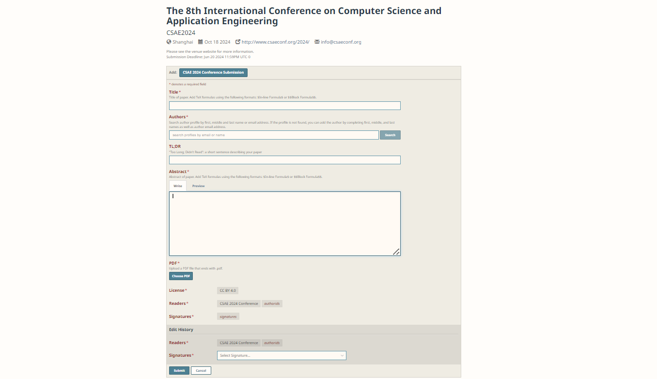 CSAE2024 | Submission Instruction